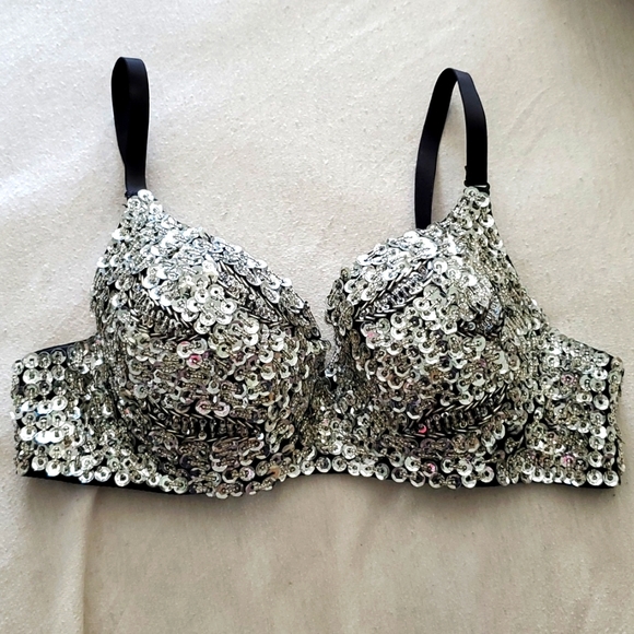 meishulanna Other - Meishulanna Sequin Bra